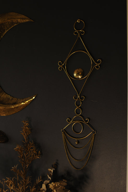 Grande décoration mural Sigils en laiton